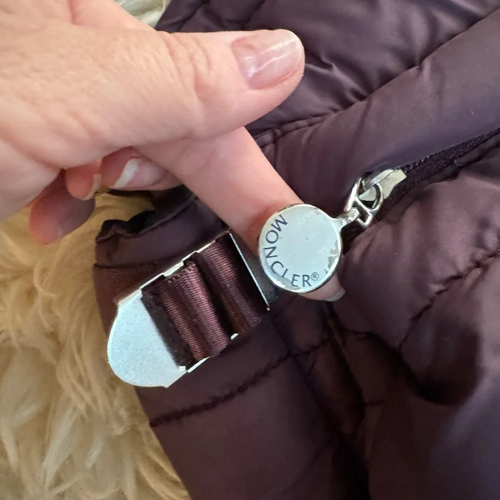 Moncler vintage like new quilted bag purple - Picture 3 of 6